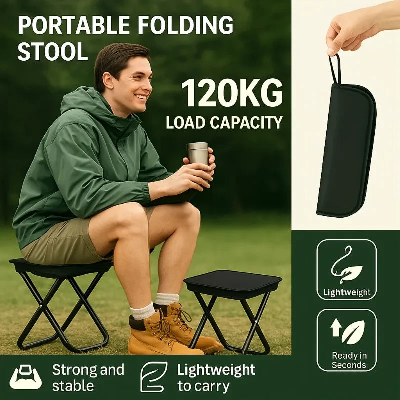 Heavy Duty Portable Folding Camping Stool
